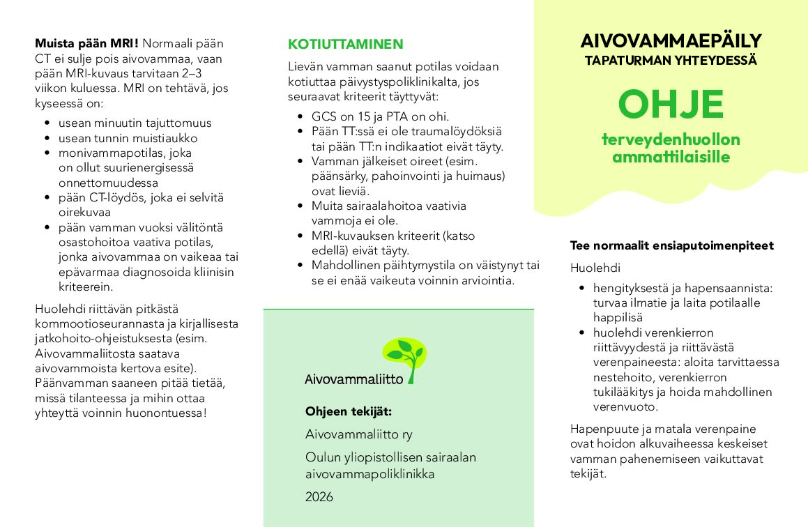 EA-ohje ammattilaisille