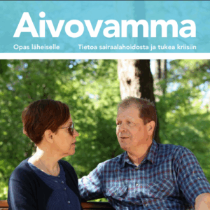 Aivovamma - läheisen opas esitteen kansilehti